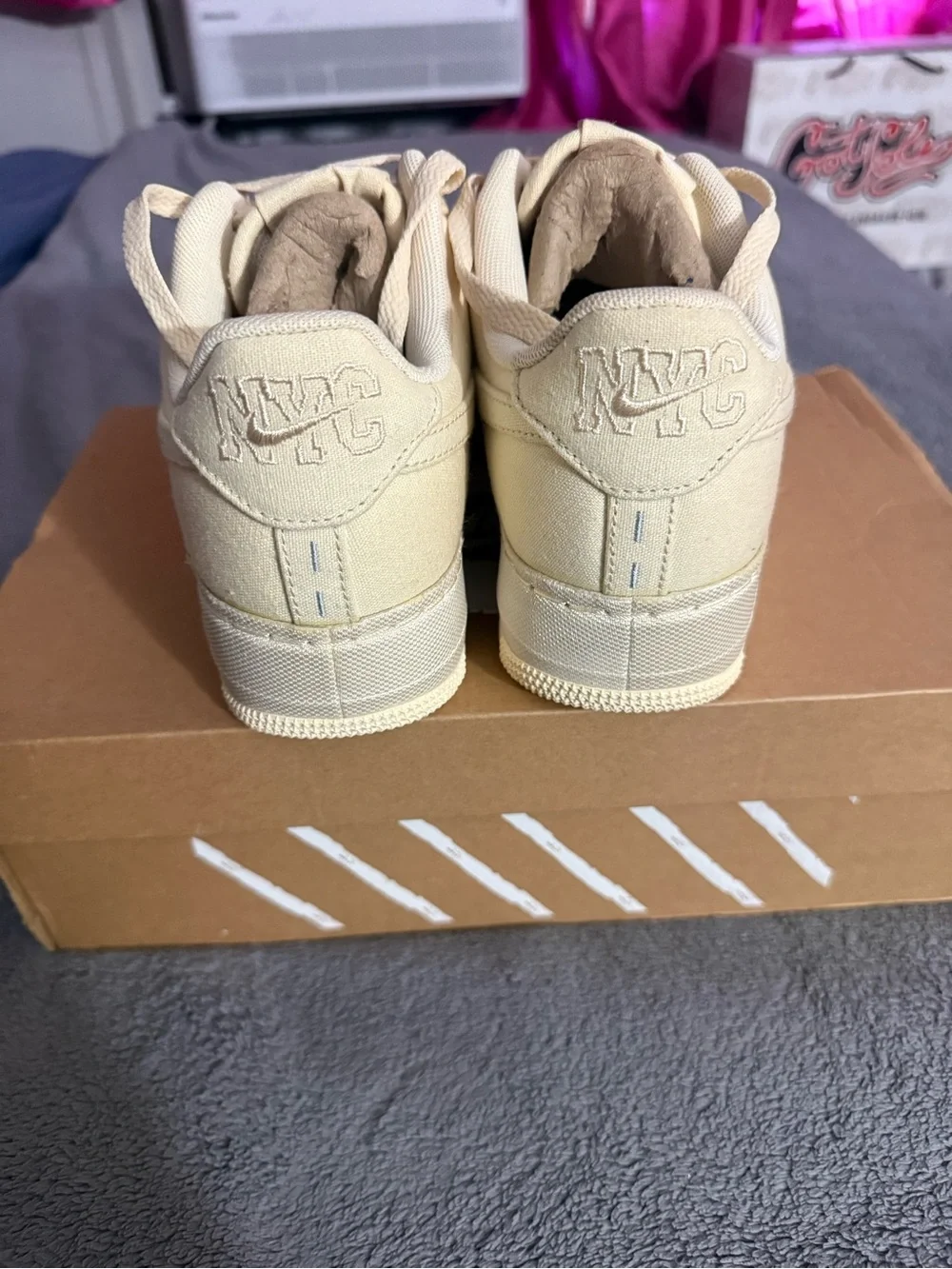 Nike Canvas Air Force 1 Low - Cream